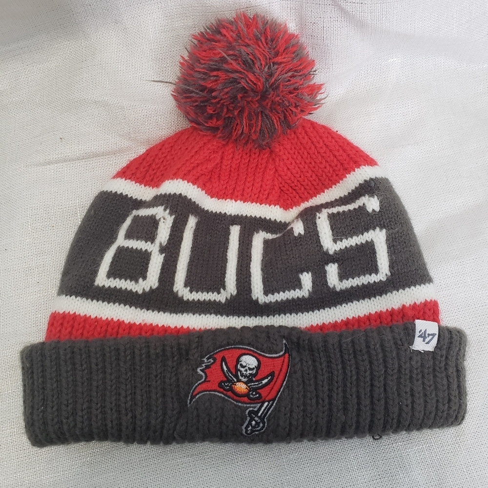 '47 Brand NFL Tampa Bay Buccaneers‎ Beanie Hat Cap with Pompom